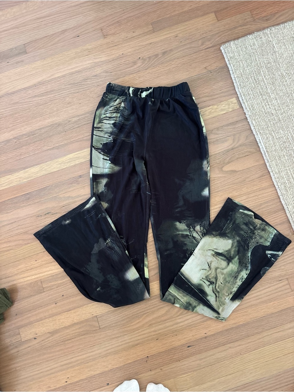 Sheer Pants 
Black
